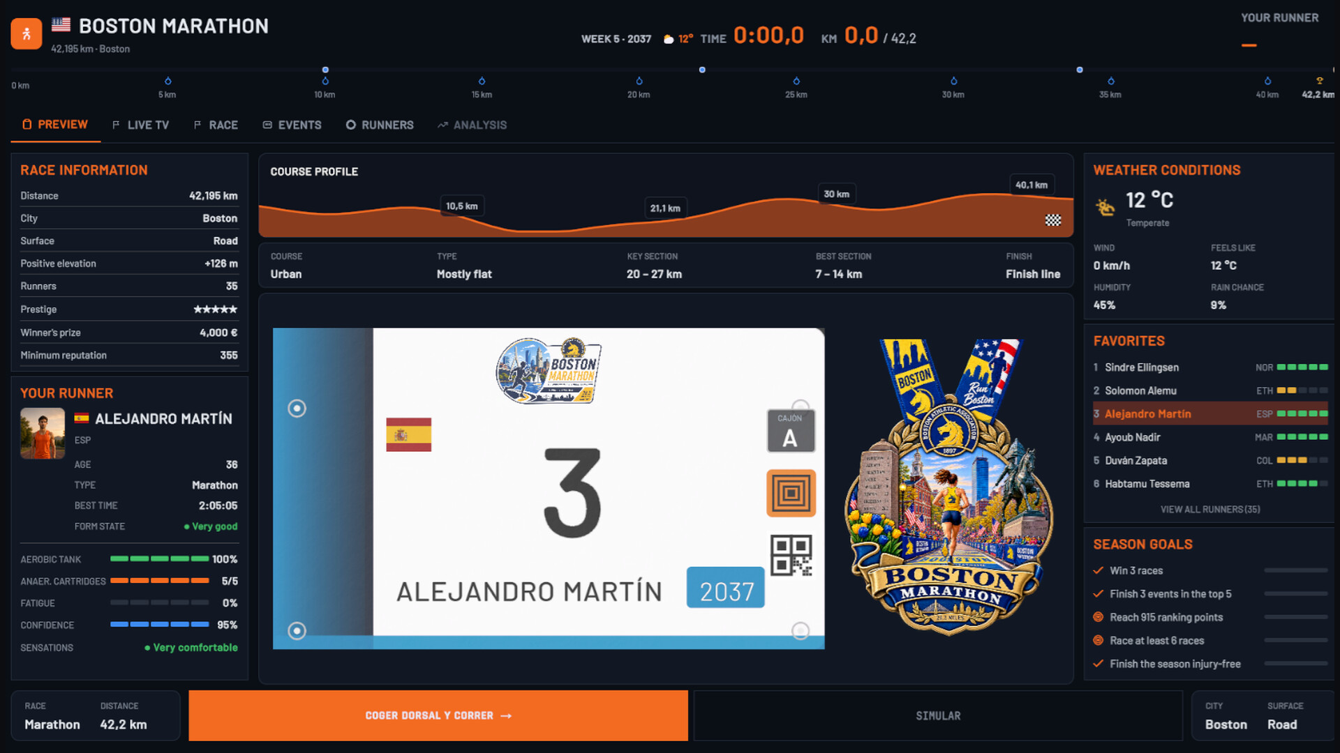 Pro Endurance Series: Running Manager screenshot 5