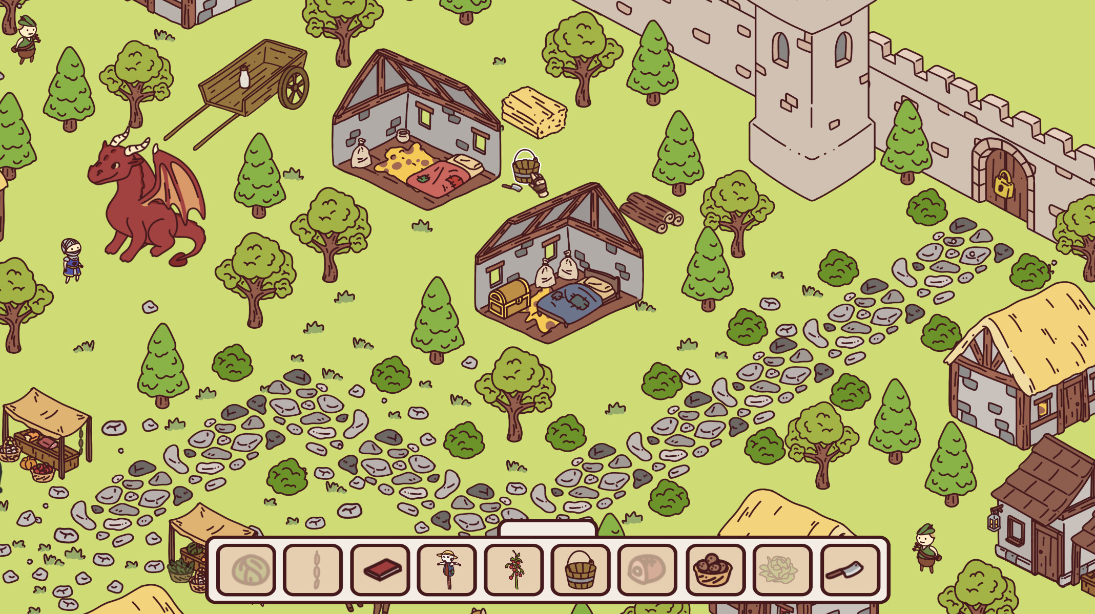 Hidden Doodles: Medieval Town screenshot 4