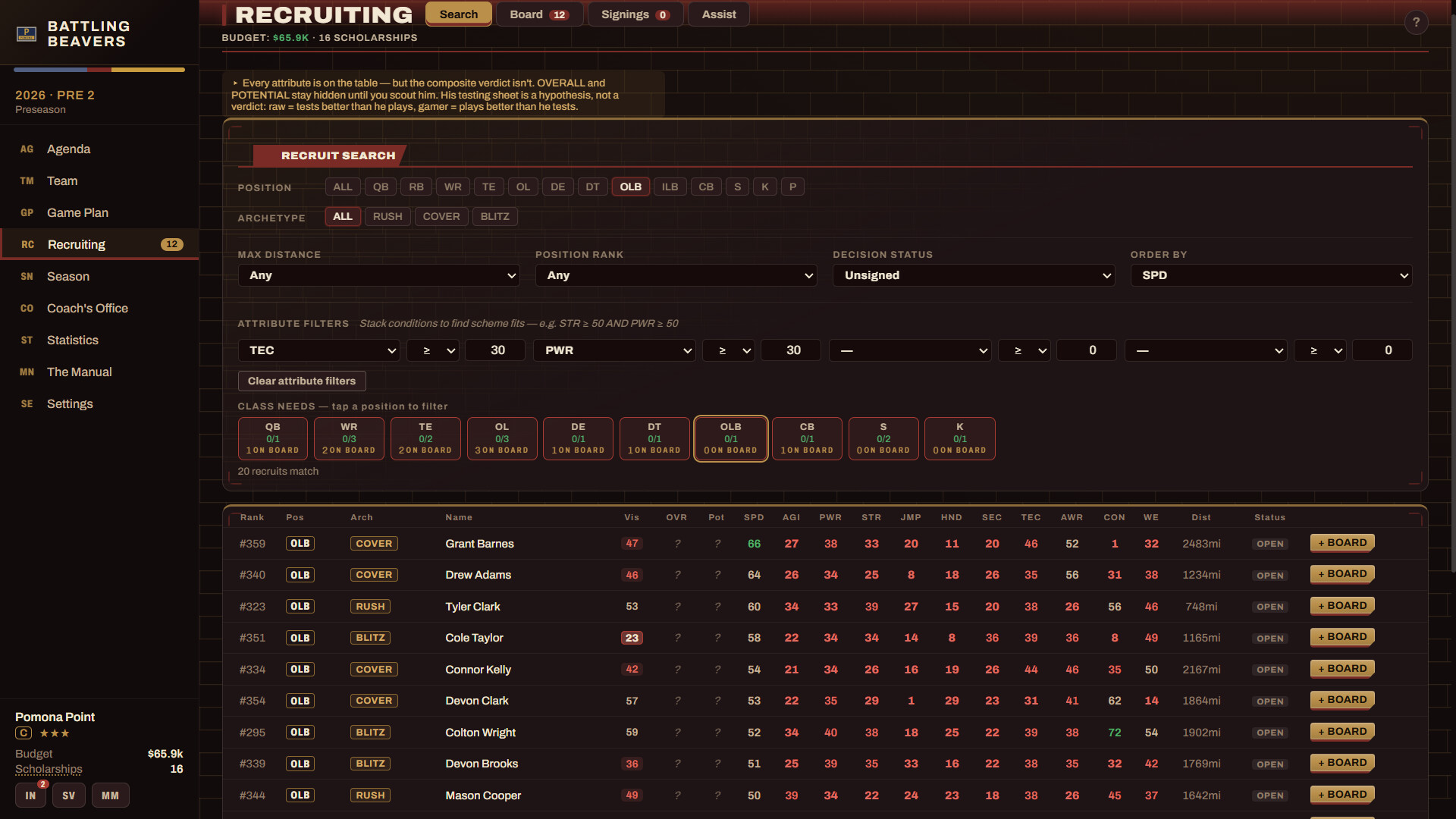 Brick and Banner: College Football Dynasty screenshot 5