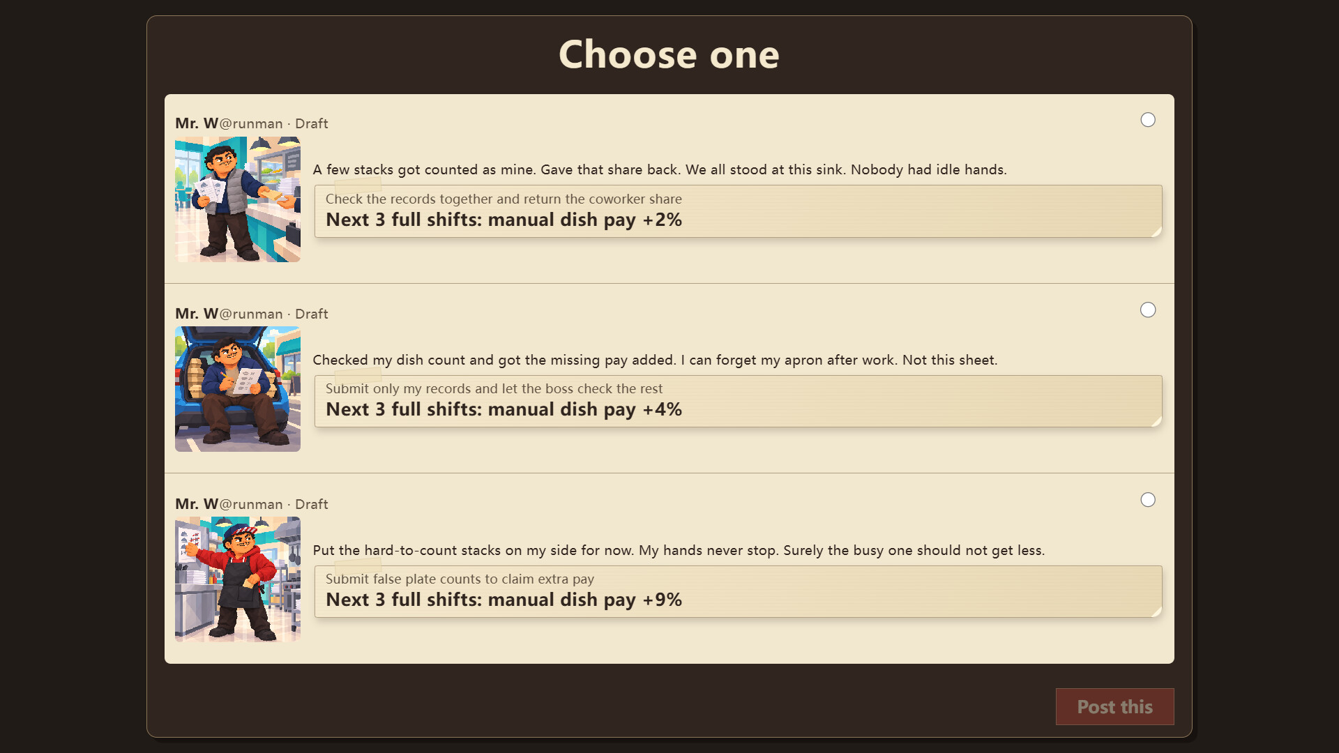 Run Man: Wash the Dish screenshot 2
