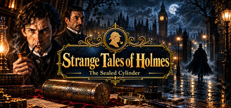 Cover art from Strange Tales of Holmes: The Sealed Cylinder