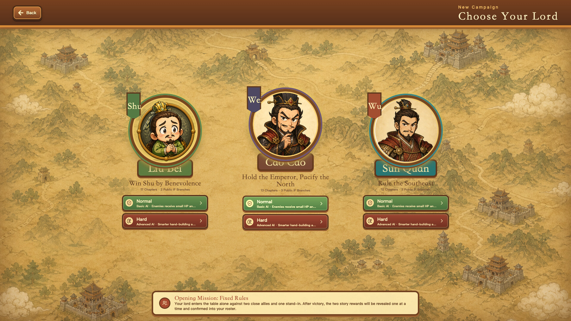 Three Kingdoms: Blood Battle Mahjong screenshot 2