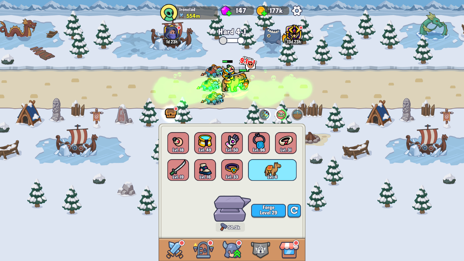 Battle Forger: Idle Blacksmith RPG screenshot 5