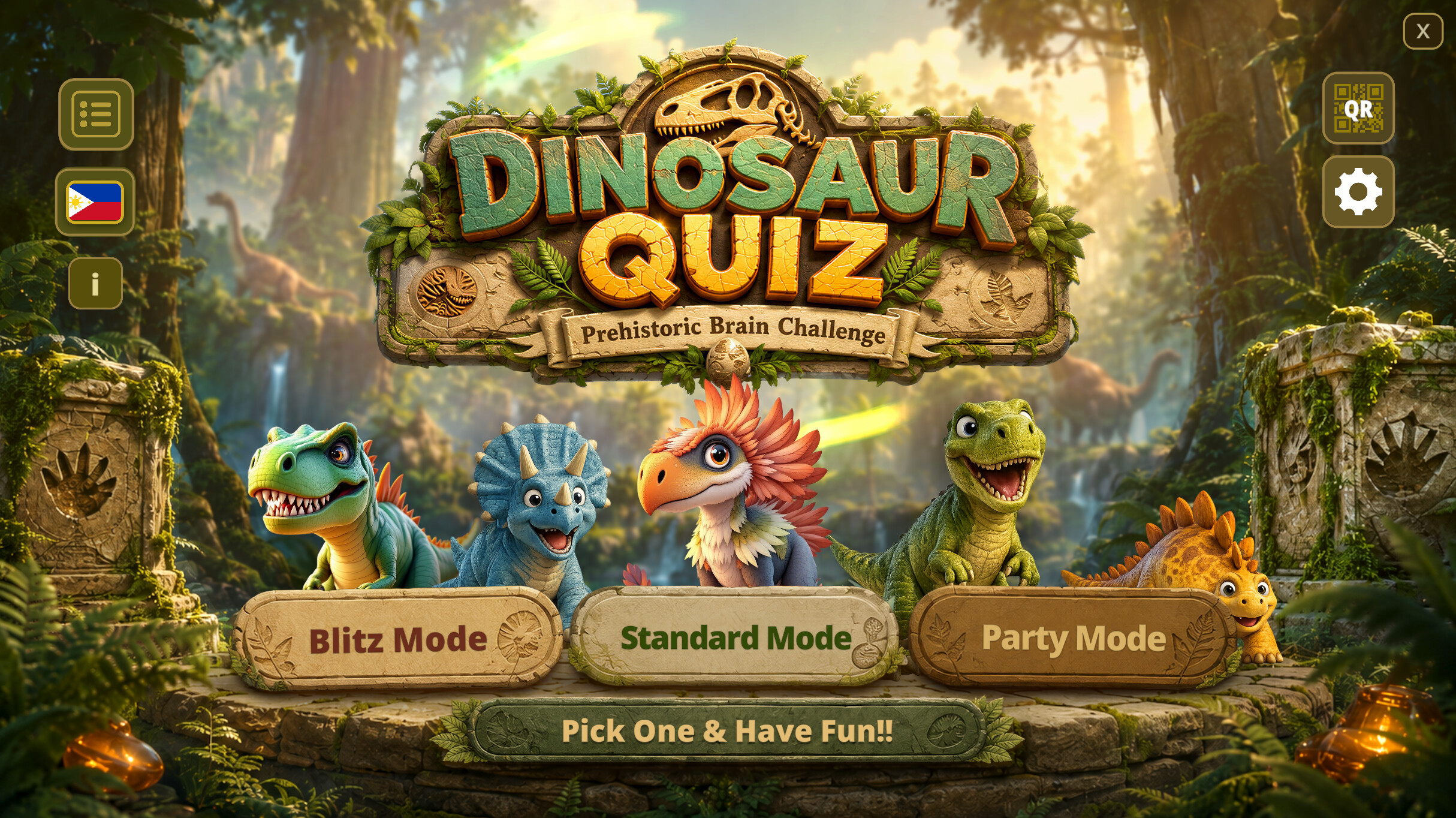 Dinosaur Quiz Trivia - Prehistoric Brain Challenge trailer