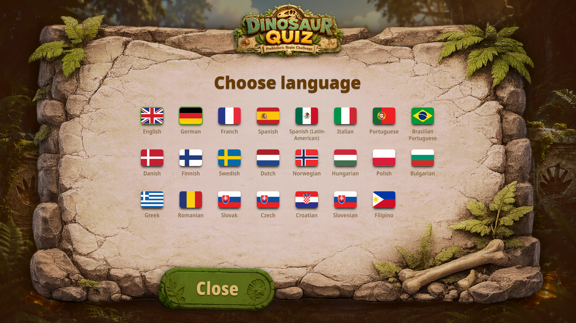 Dinosaur Quiz Trivia - Prehistoric Brain Challenge screenshot 2