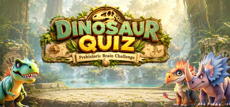 Cover art from Dinosaur Quiz Trivia - Prehistoric Brain Challenge