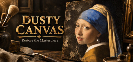 Cover art from DUSTY CANVAS: Restore the Masterpiece