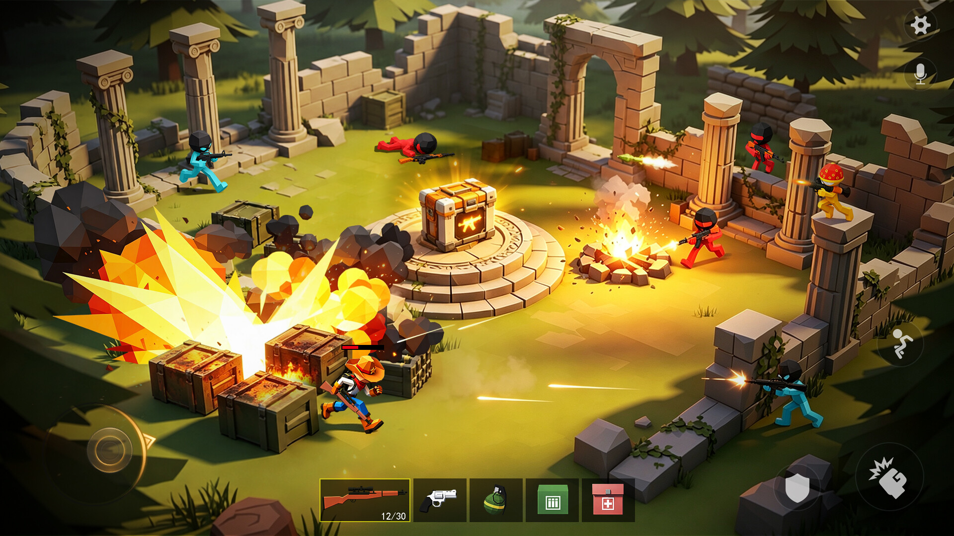 Chaikov Party: Stickman Shooter screenshot 1