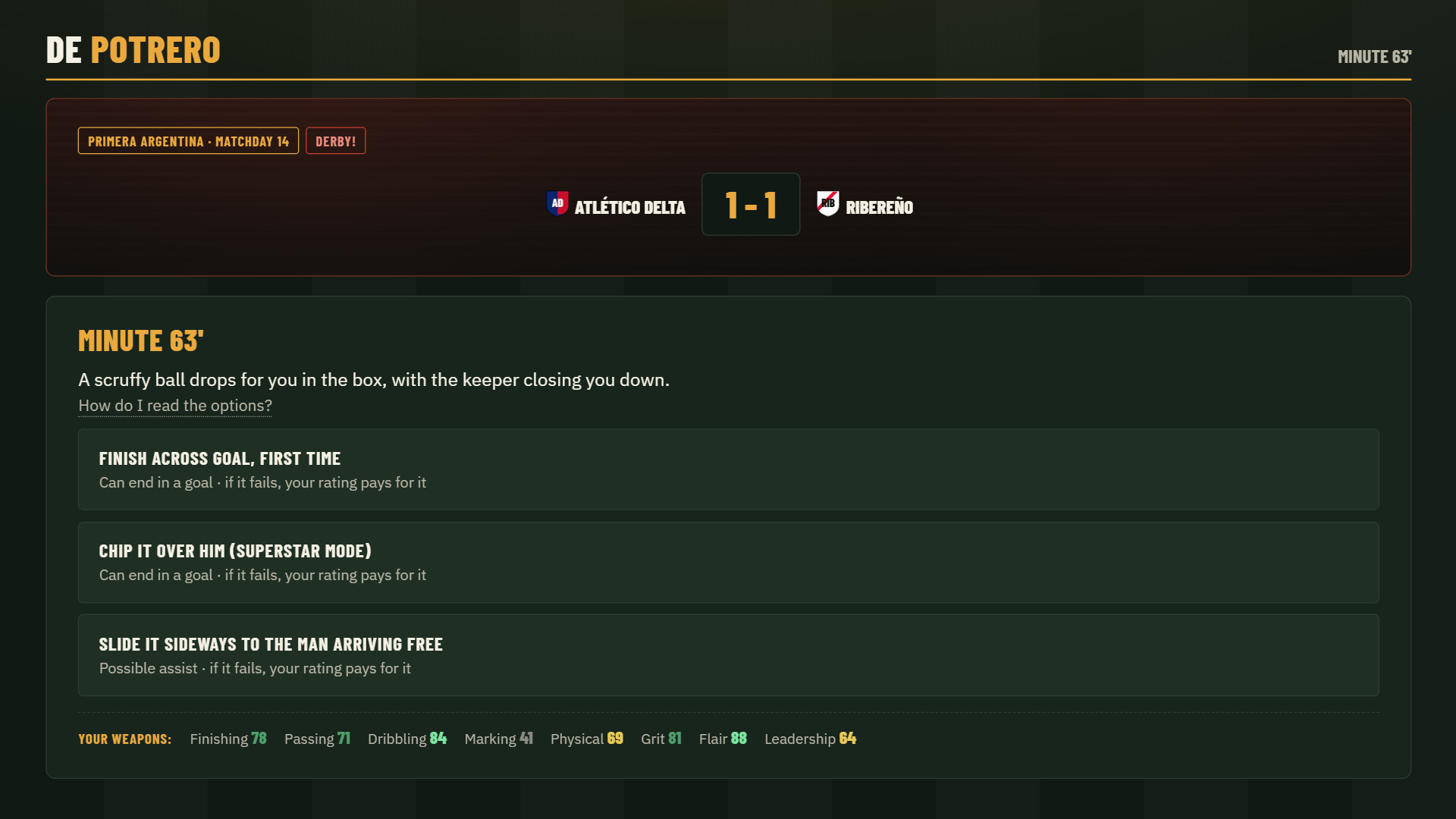 Potrero - Football life sim screenshot 3