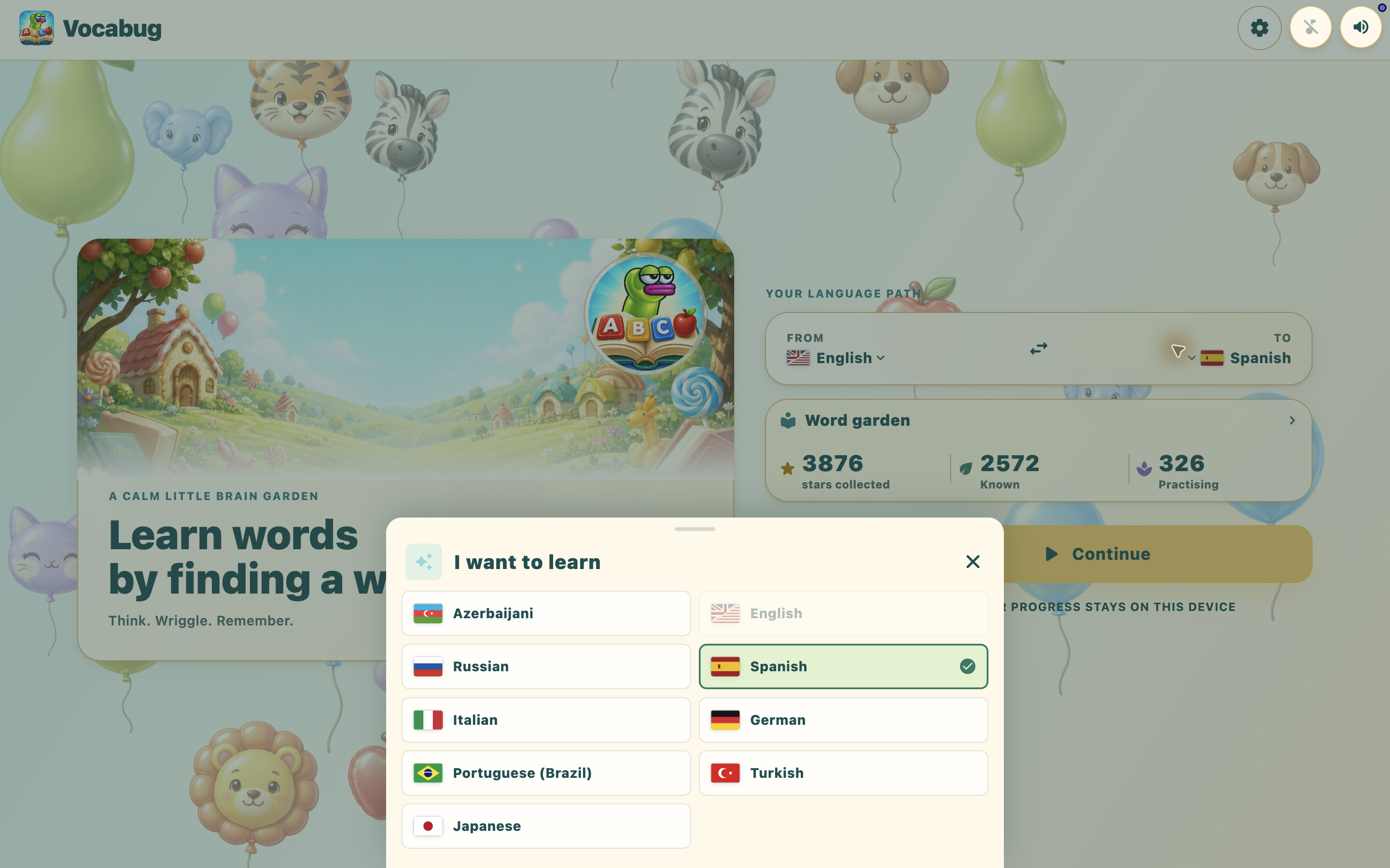Vocabug screenshot 4
