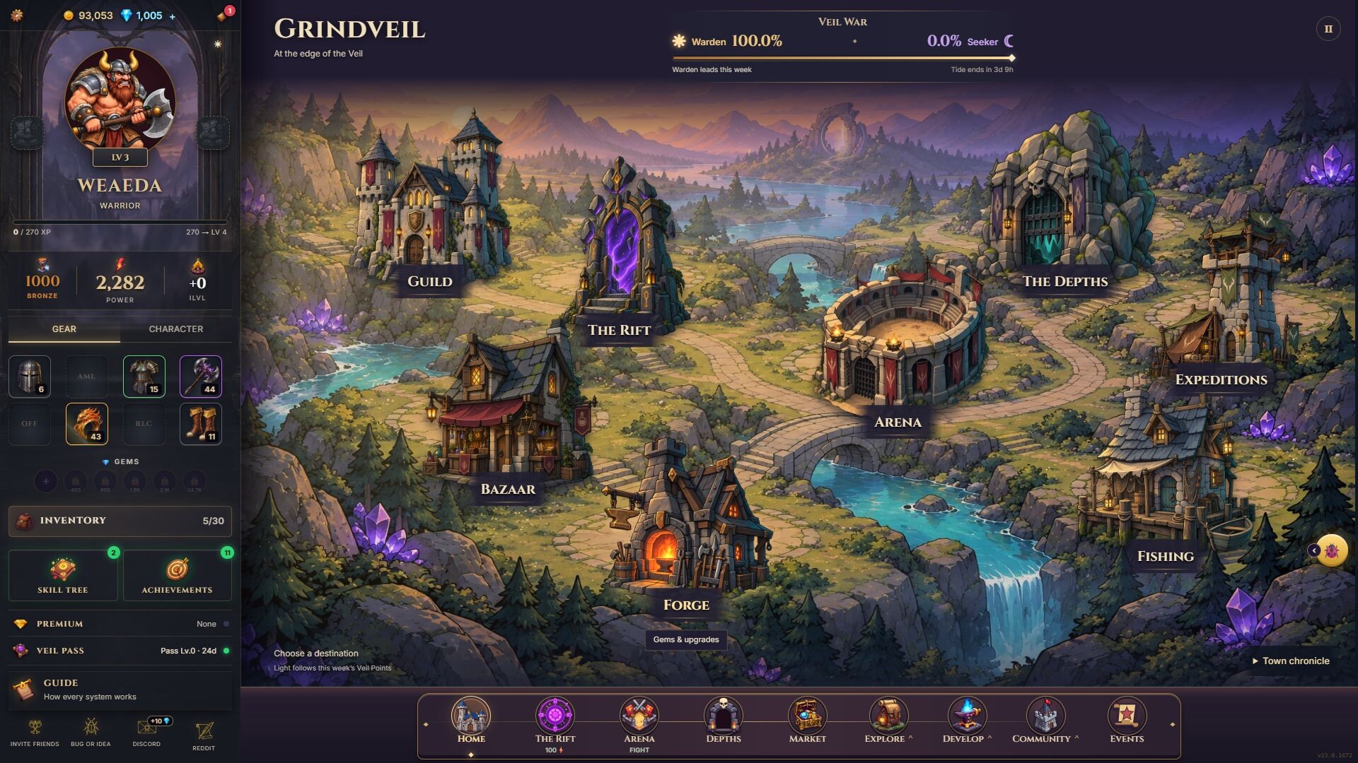Grindveil screenshot 1