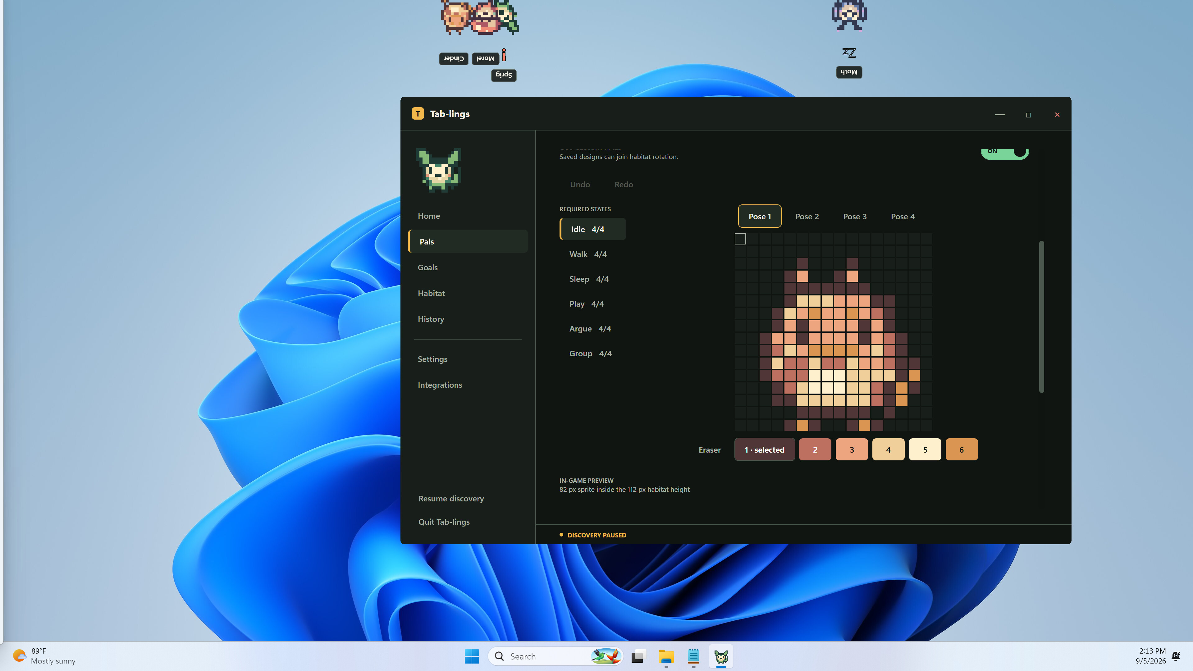 Tab-lings screenshot 2