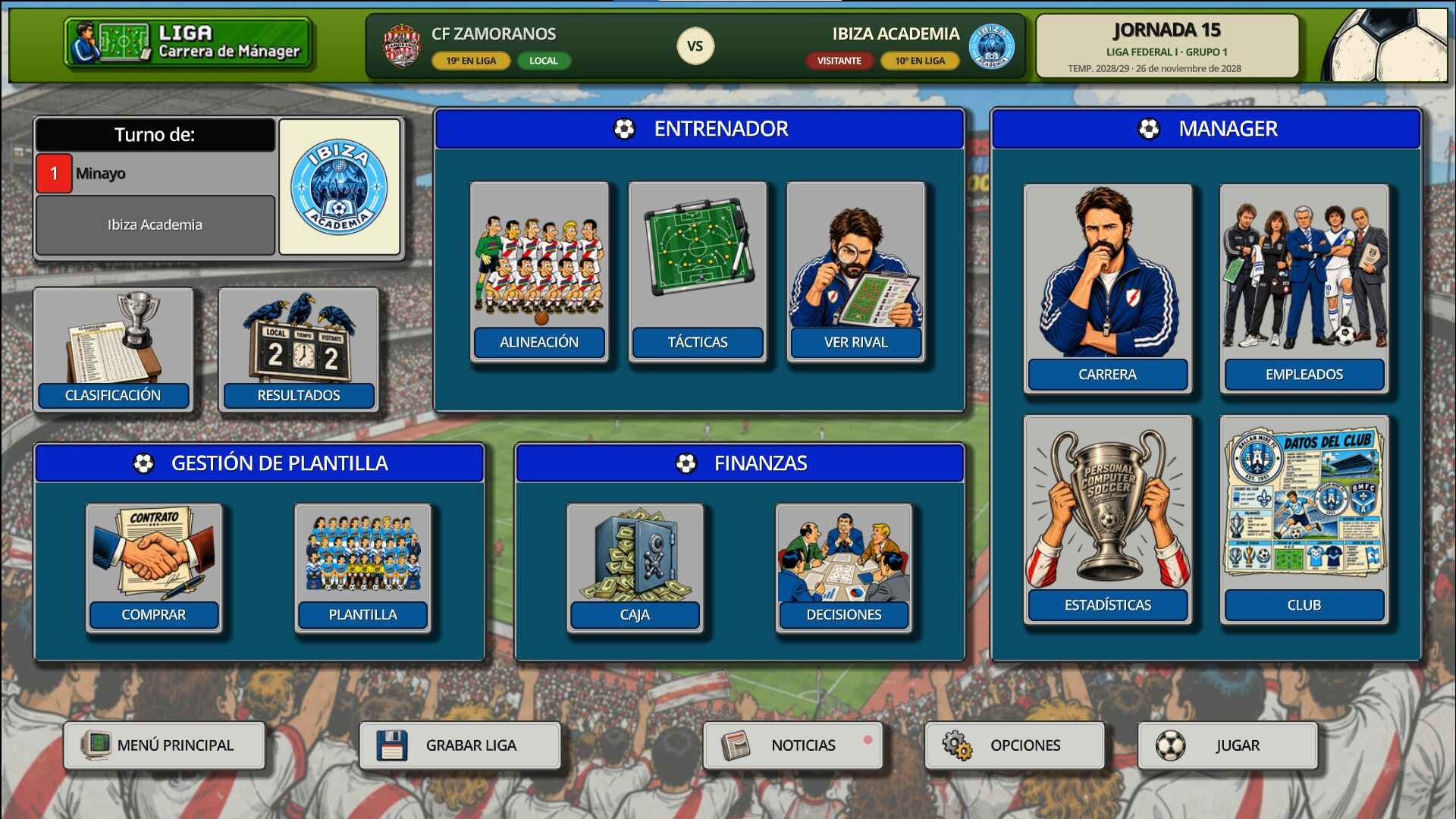 PERSONAL COMPUTER SOCCER by David Minayo screenshot 2