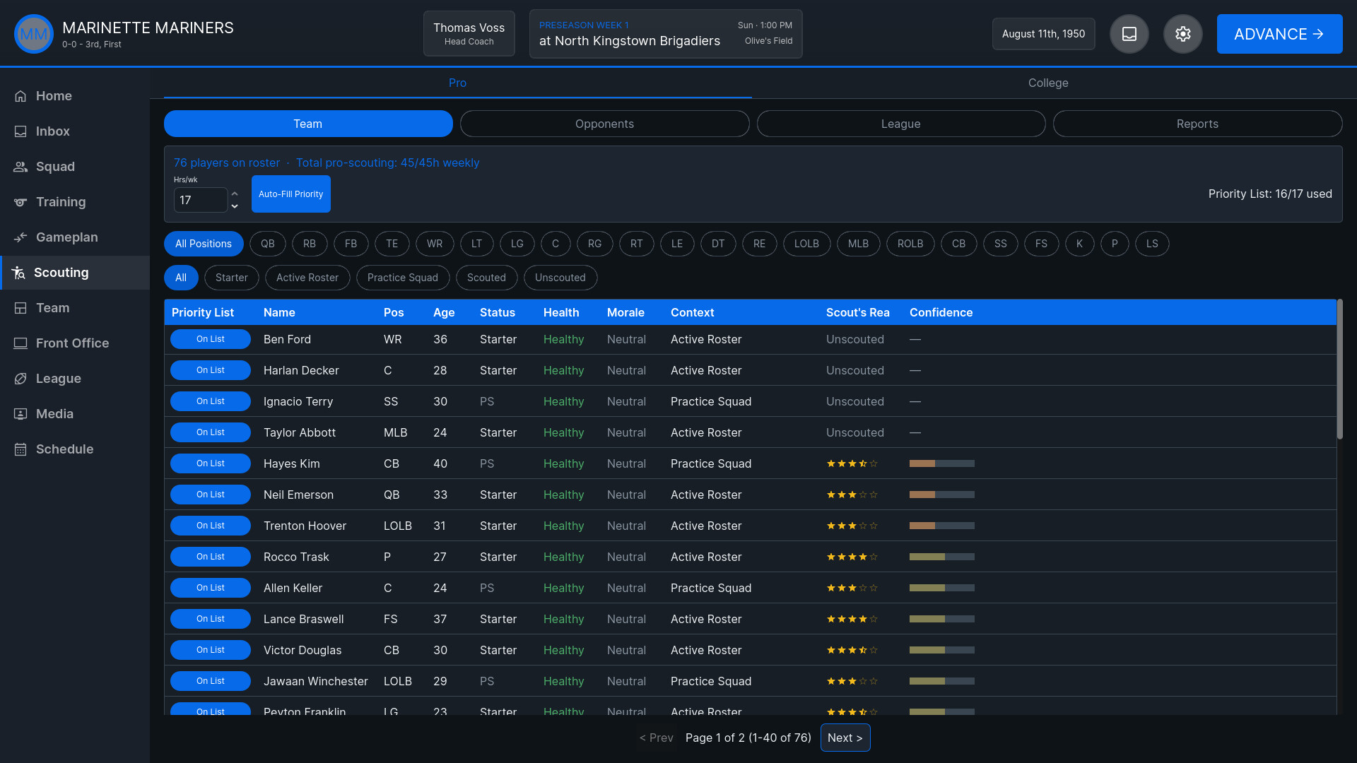 Rox Solid Pro Football screenshot 3