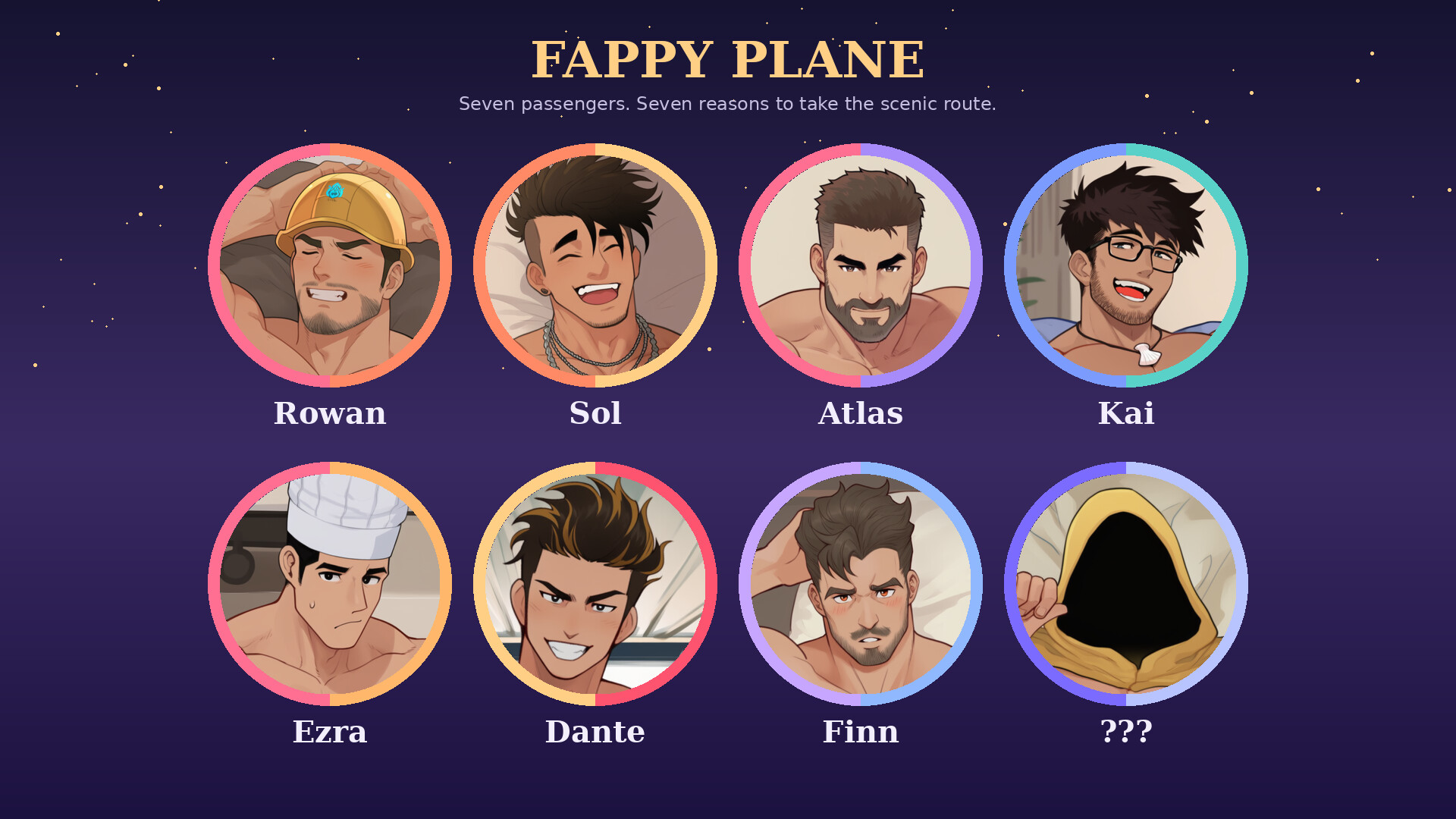 Fappy Plane: A Gay Bara Dating Sim trailer