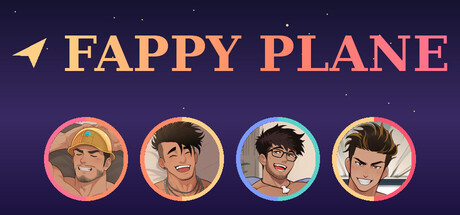 Cover art from Fappy Plane: A Gay Bara Dating Sim