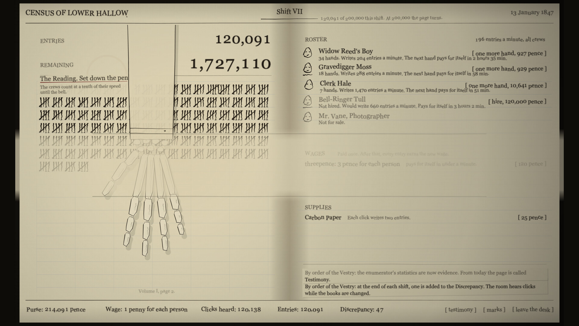 TALLY screenshot 2