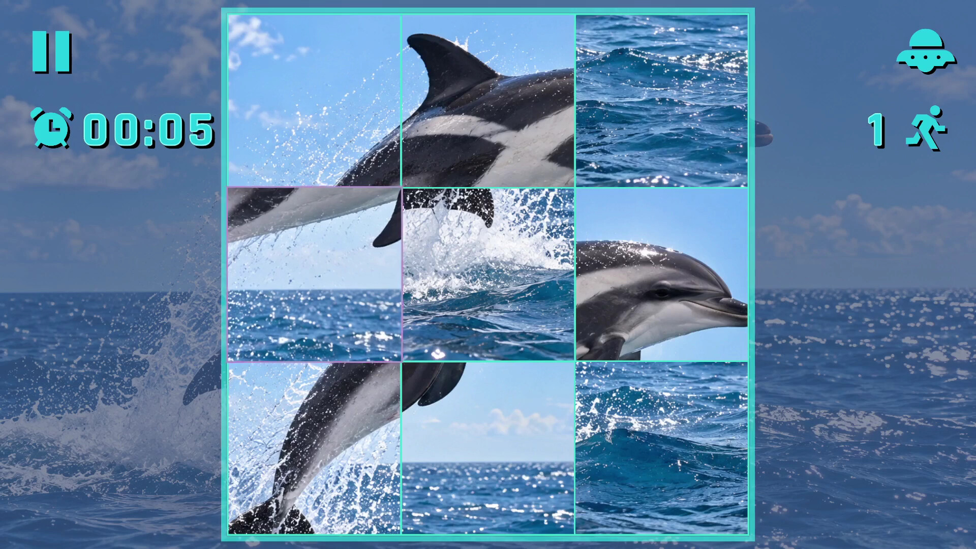 Puzzle Dolphins screenshot 4