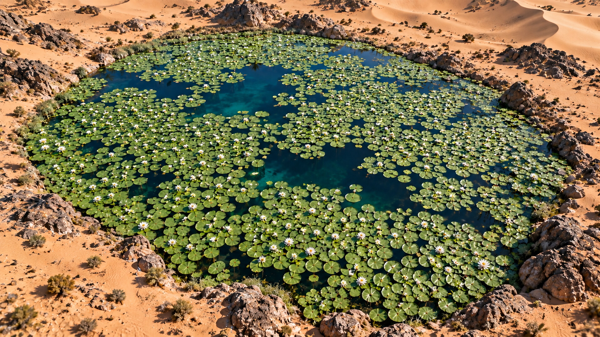Puzzle Water Flowers screenshot 4