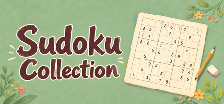 Cover art from Sudoku Collection: Classic Sudoku, Killer Sudoku, Diagonal Sudoku, Jigsaw Sudoku