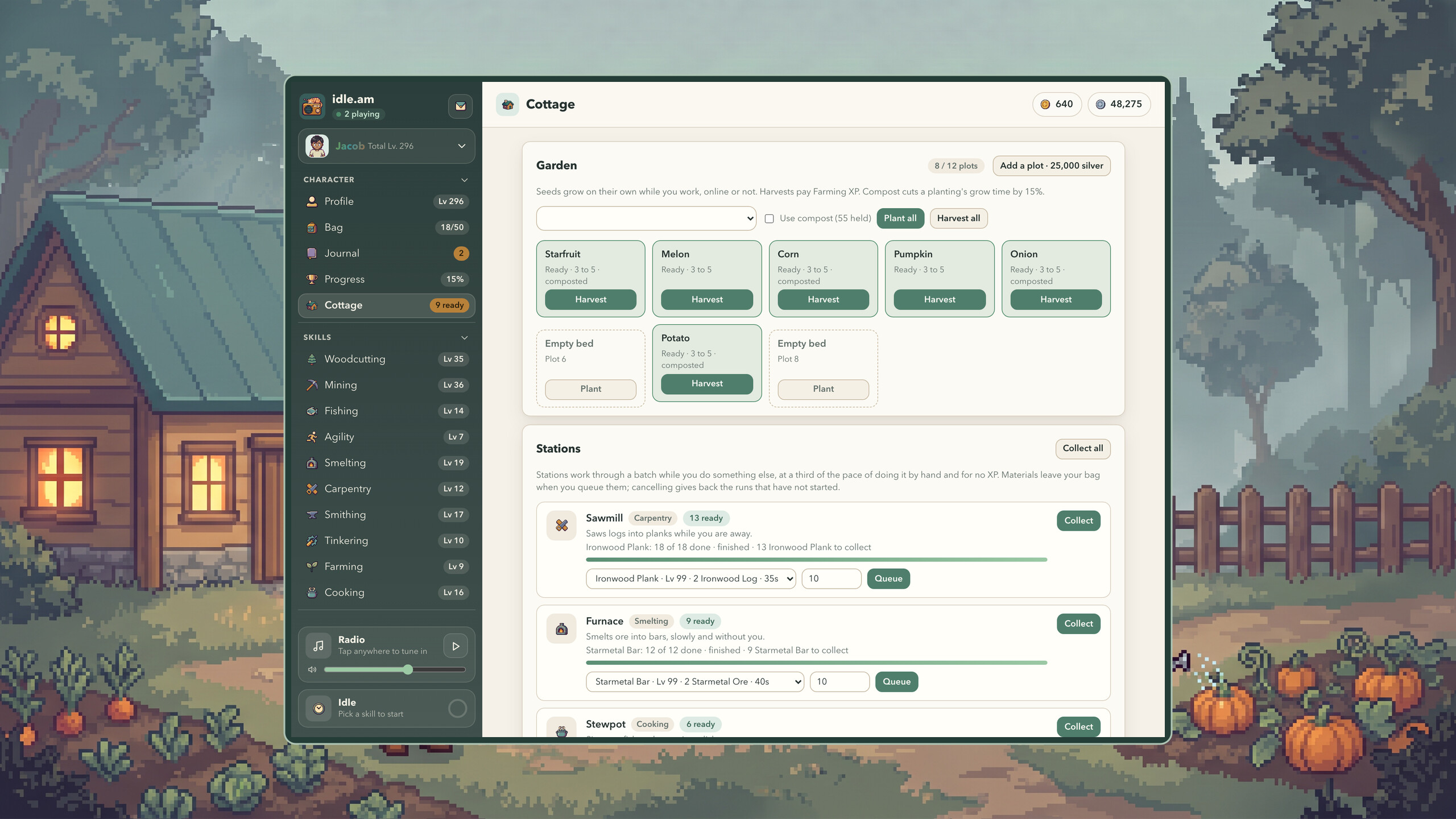 idle.am - lofi idle mmo screenshot 4