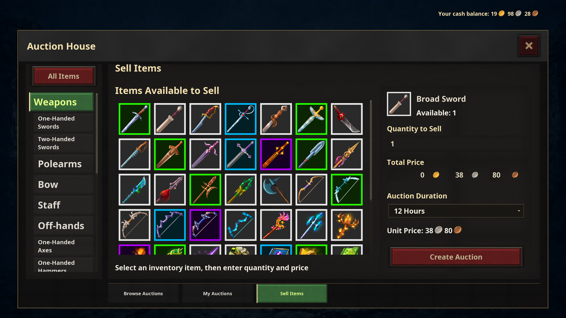 Fantasy Auction House screenshot 4
