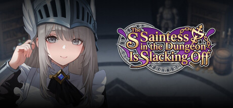 Cover art from The Saintess in the Dungeon Is Slacking Off