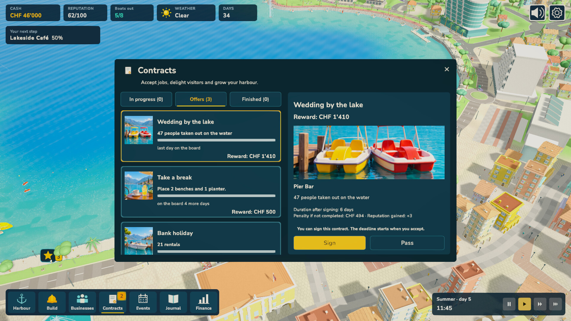 LUGANO BAY TYCOON screenshot 4