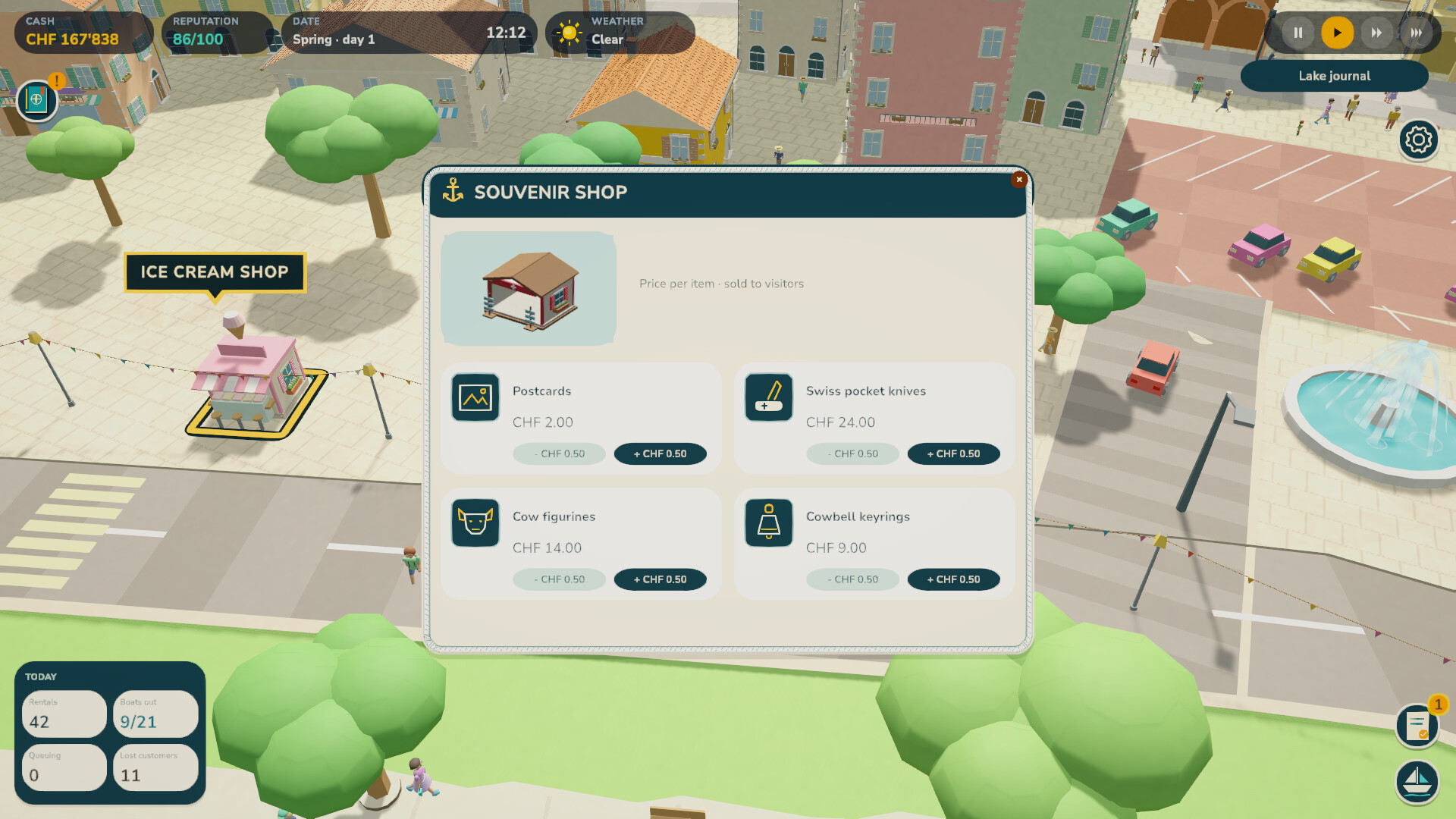 LUGANO BAY TYCOON screenshot 2