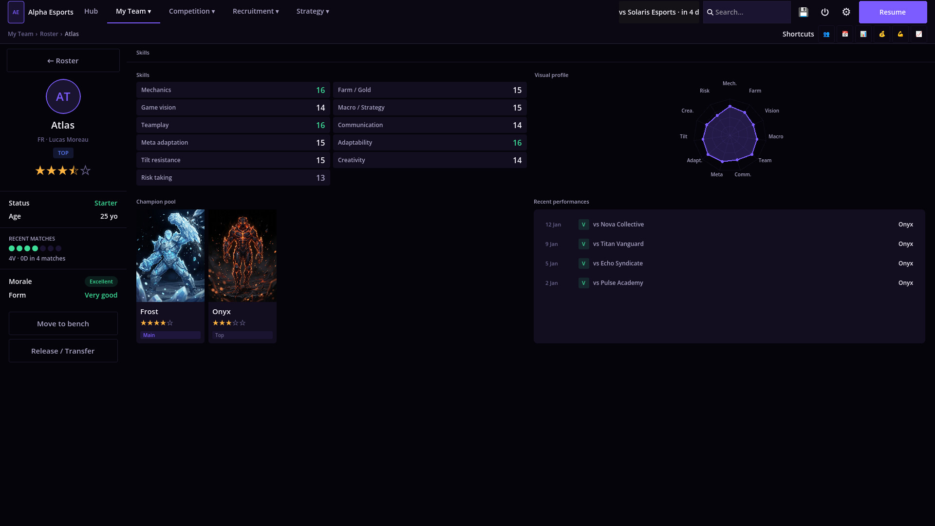 Esport Manager: Last Pick screenshot 4