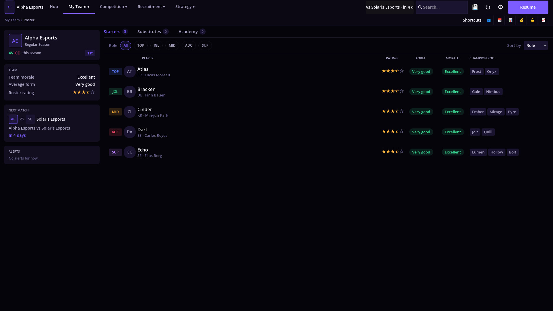 Esport Manager: Last Pick screenshot 5