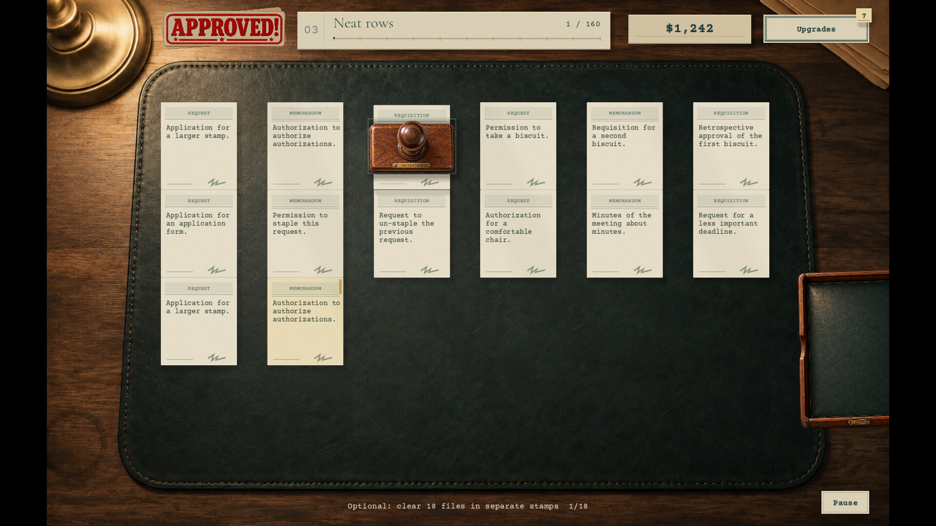 Approved! A Quiet Day of Paperwork trailer
