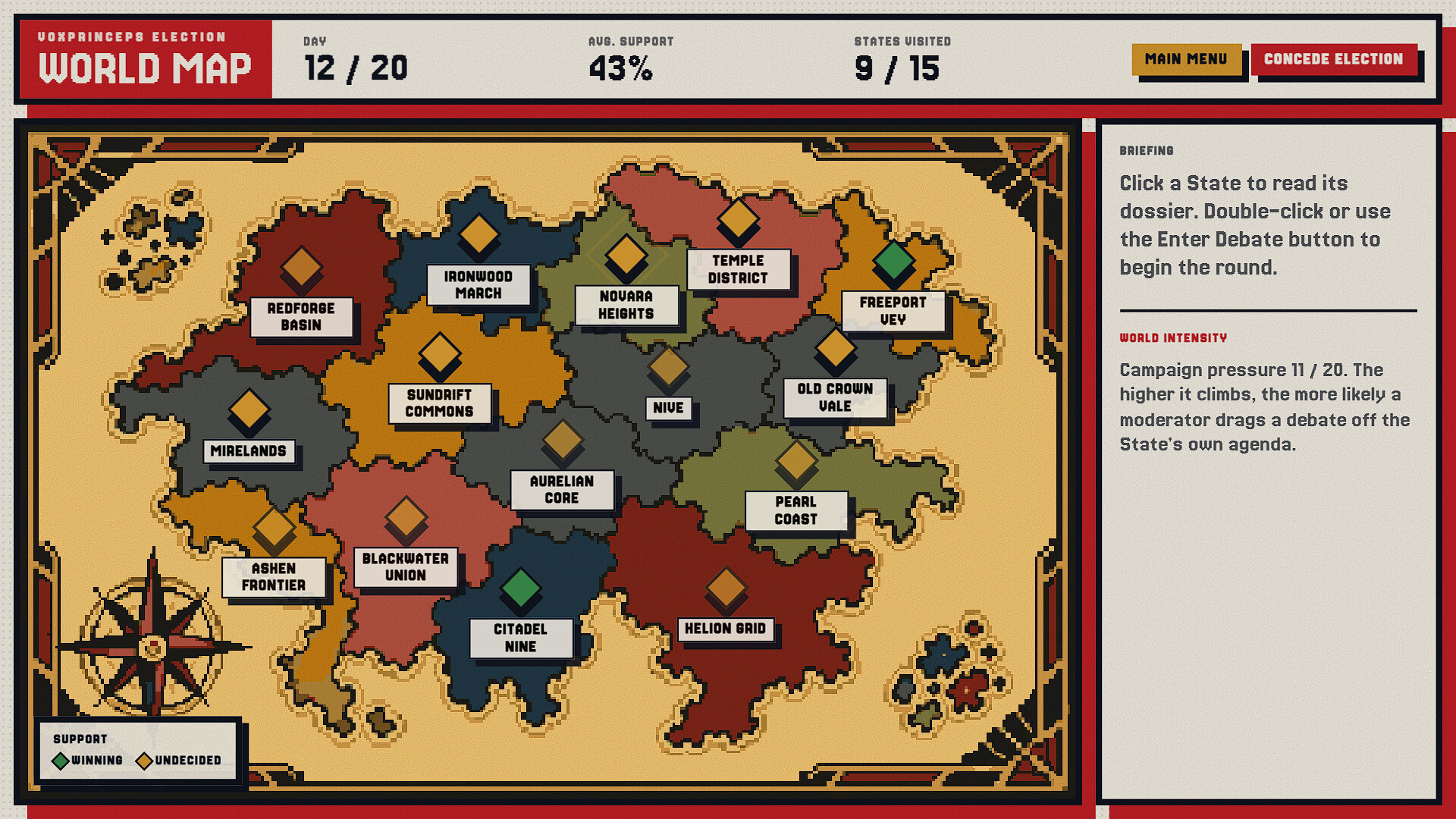 VoxPrinceps: The Political Game screenshot 2