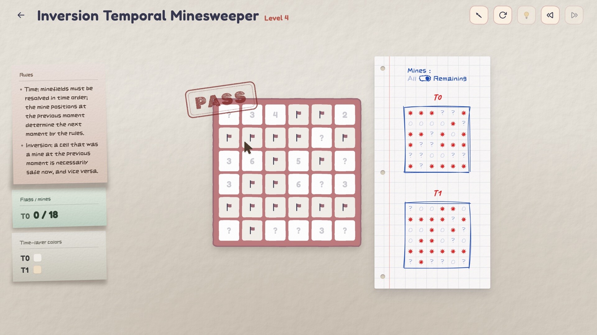 Temporal Minesweeper screenshot 3