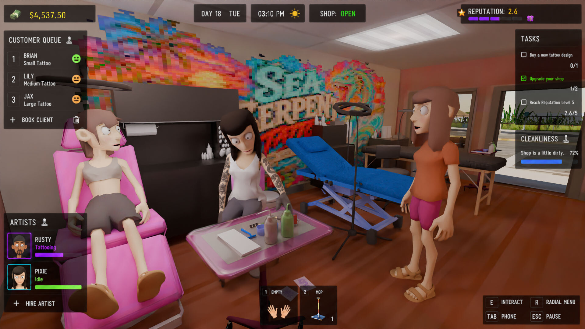 Tattoo Shop Owner screenshot 2