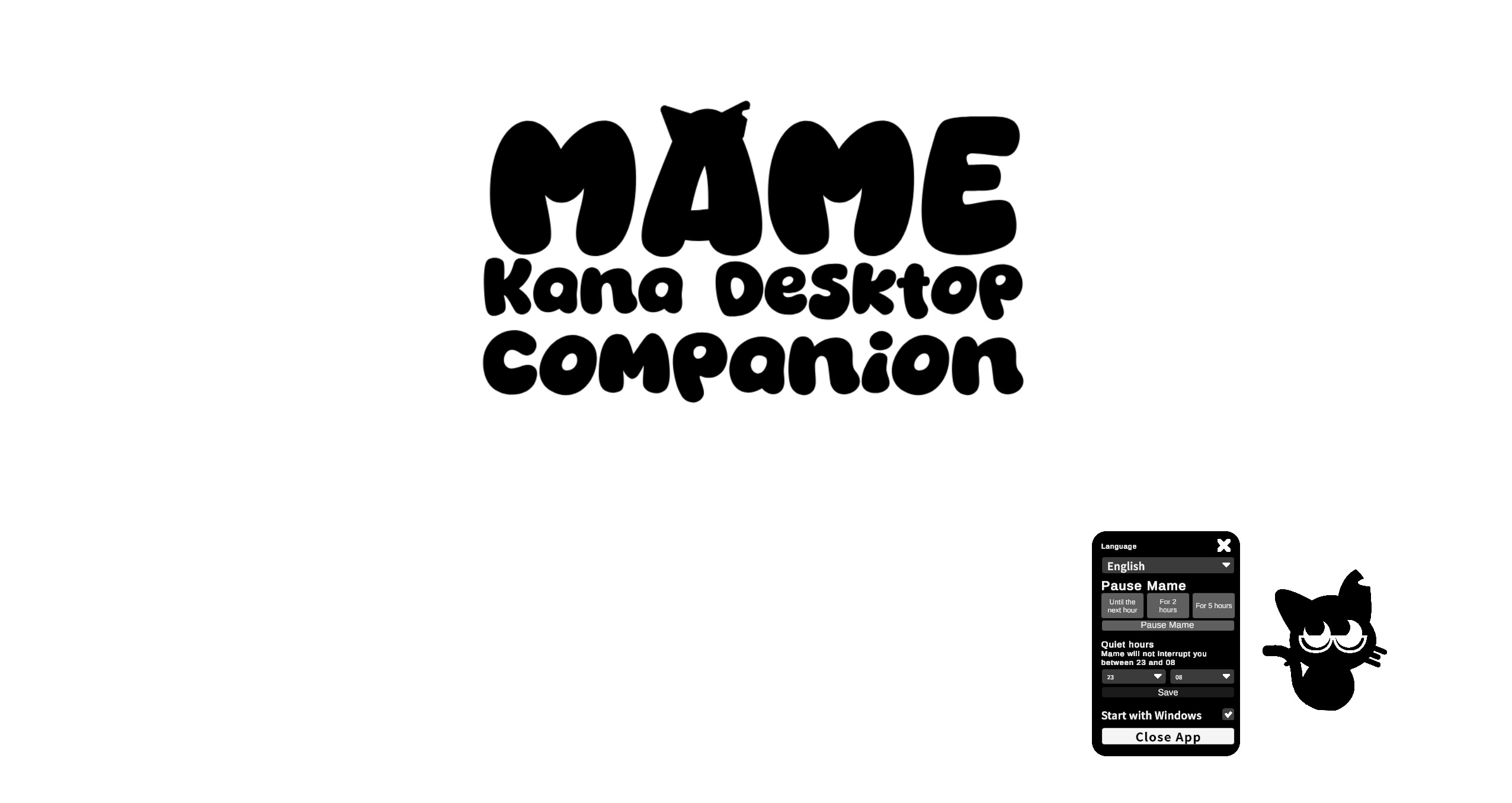 Mame, Kana Desktop Companion screenshot 4