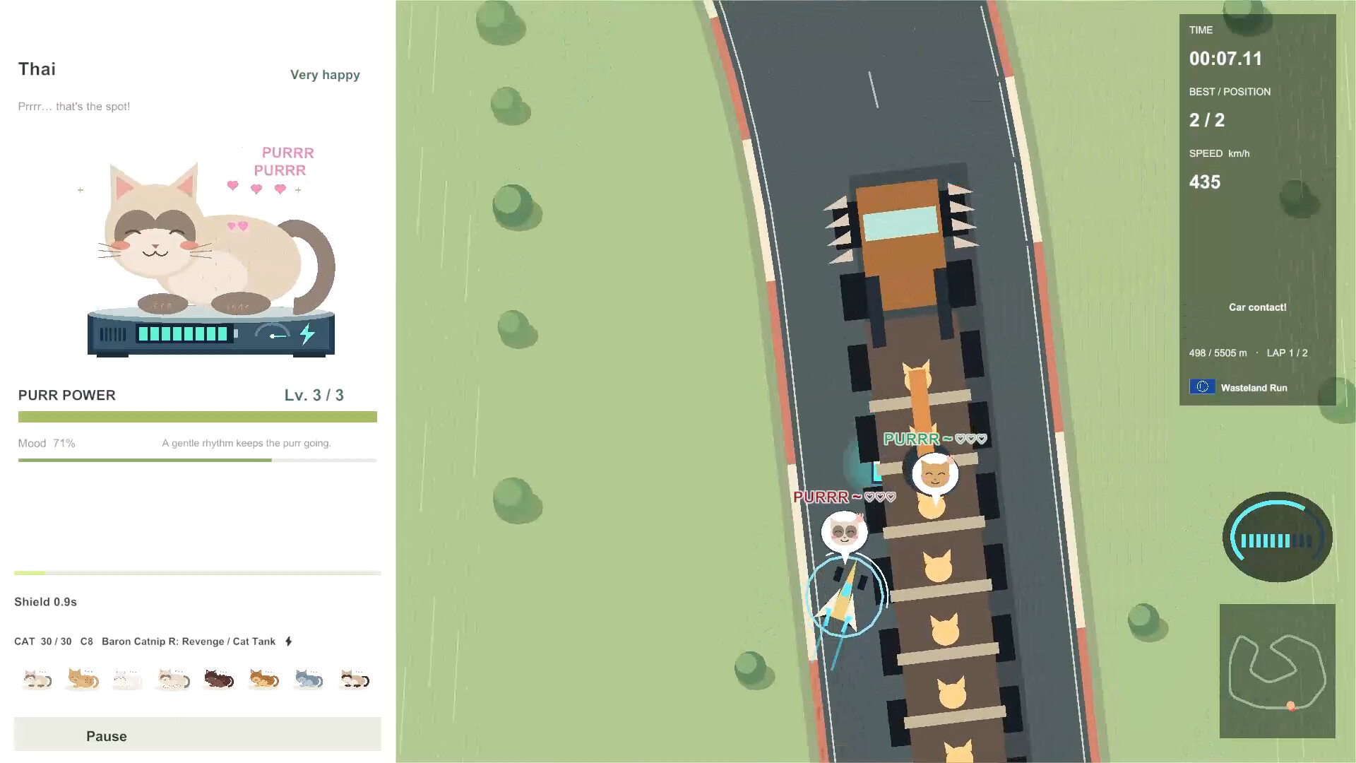 CatPurrEngineRace screenshot 2