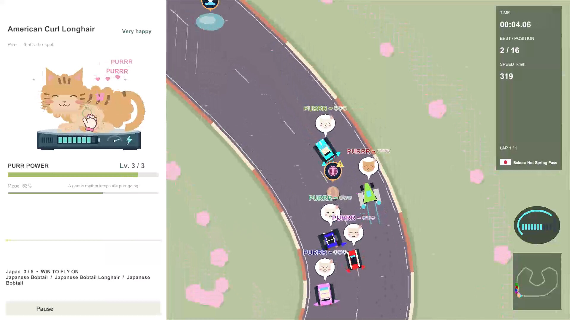 CatPurrEngineRace screenshot 4