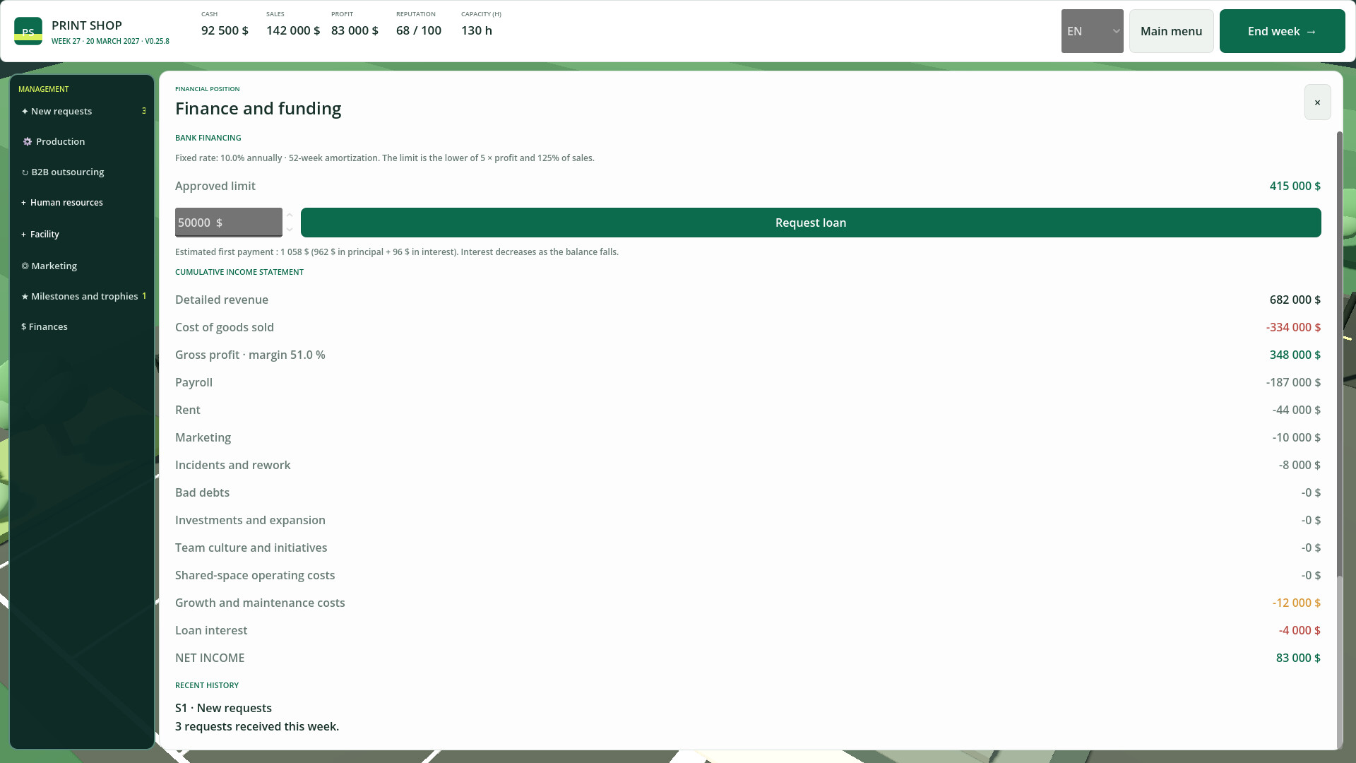 Print Shop Manager screenshot 3