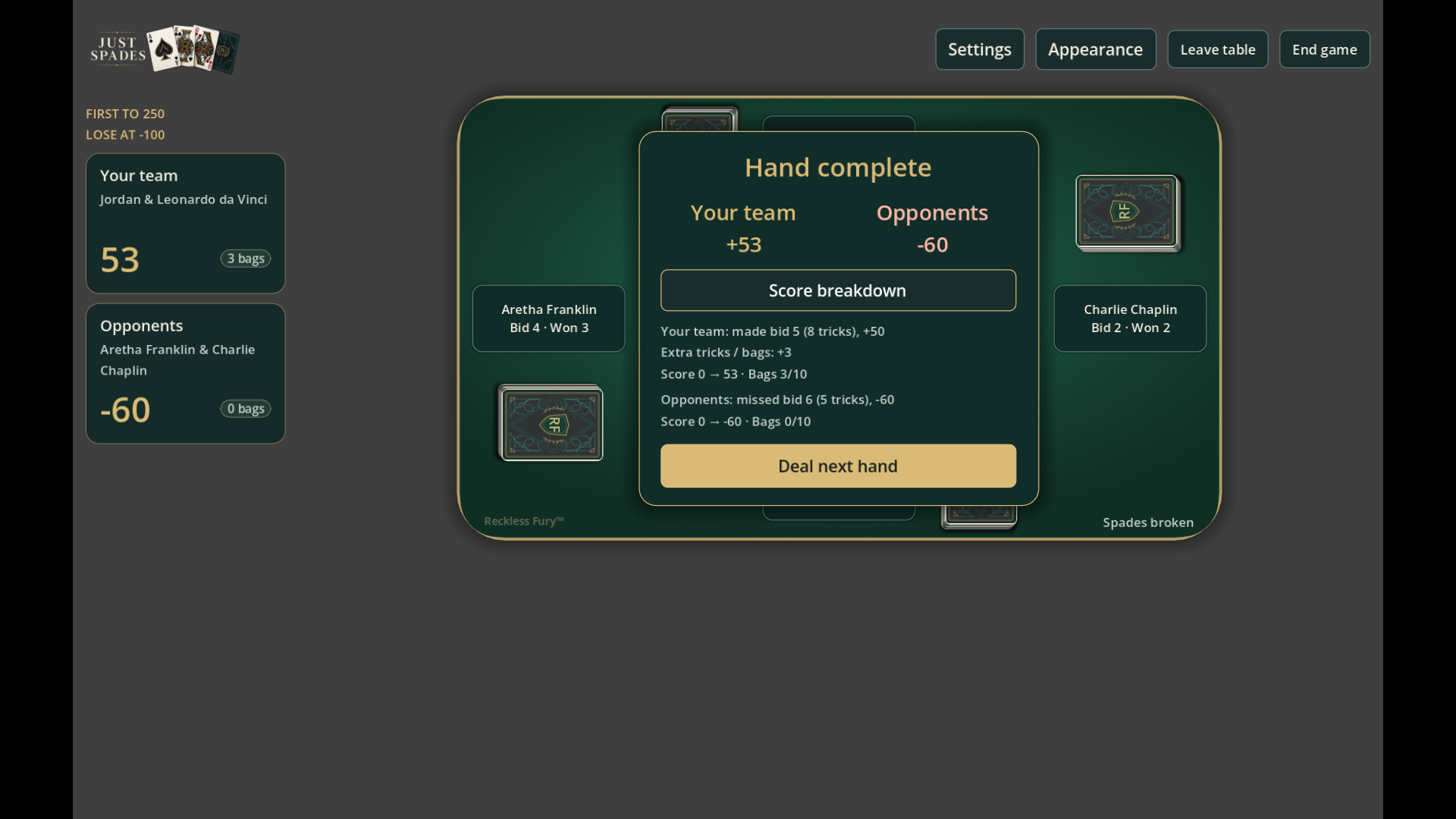 Just Spades screenshot 3