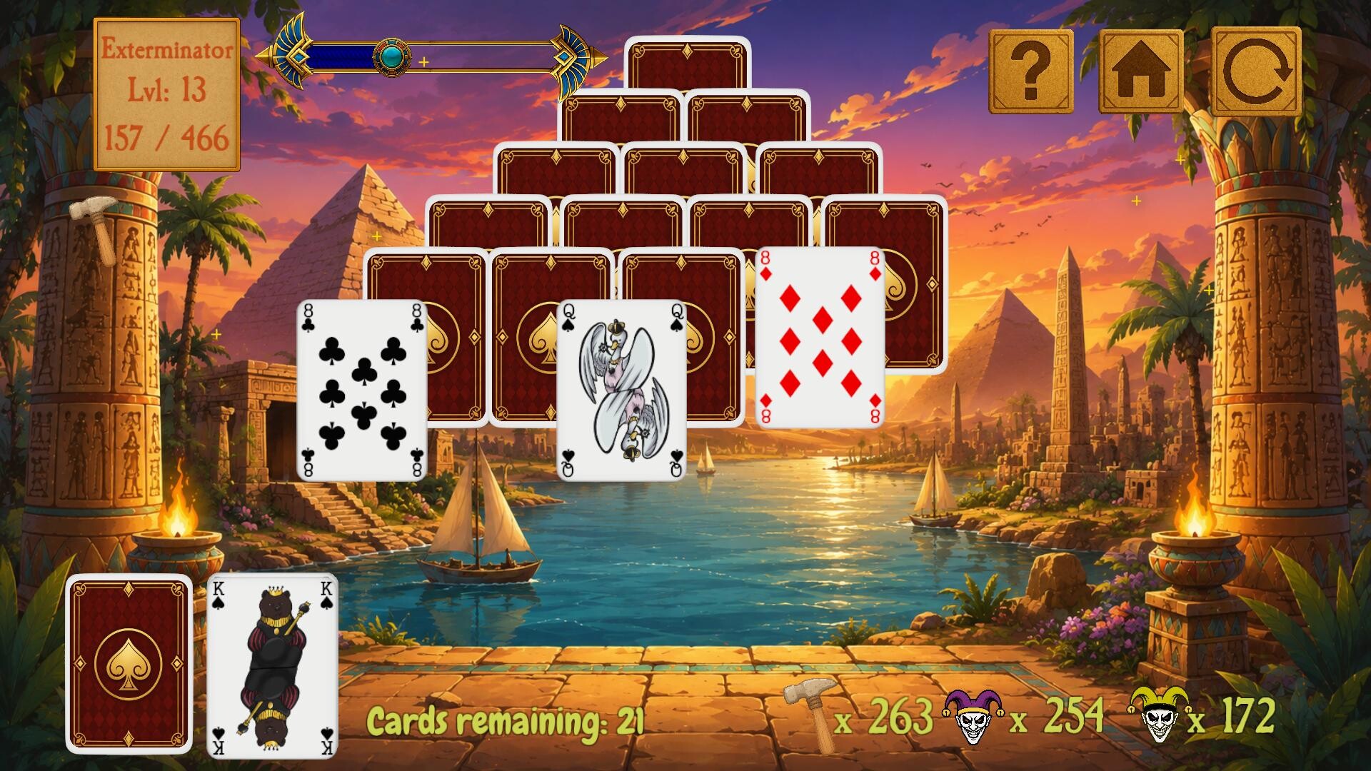 Pyramid Solitaire screenshot 2