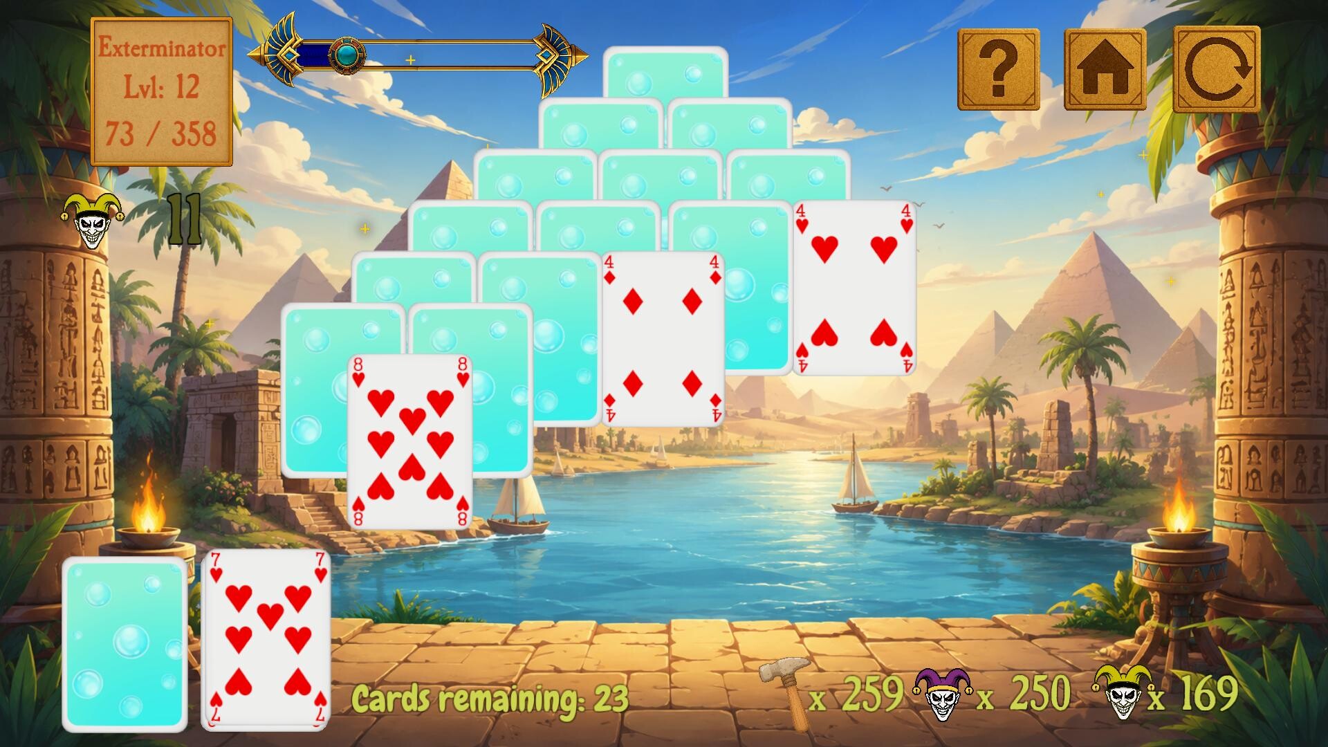Pyramid Solitaire screenshot 5