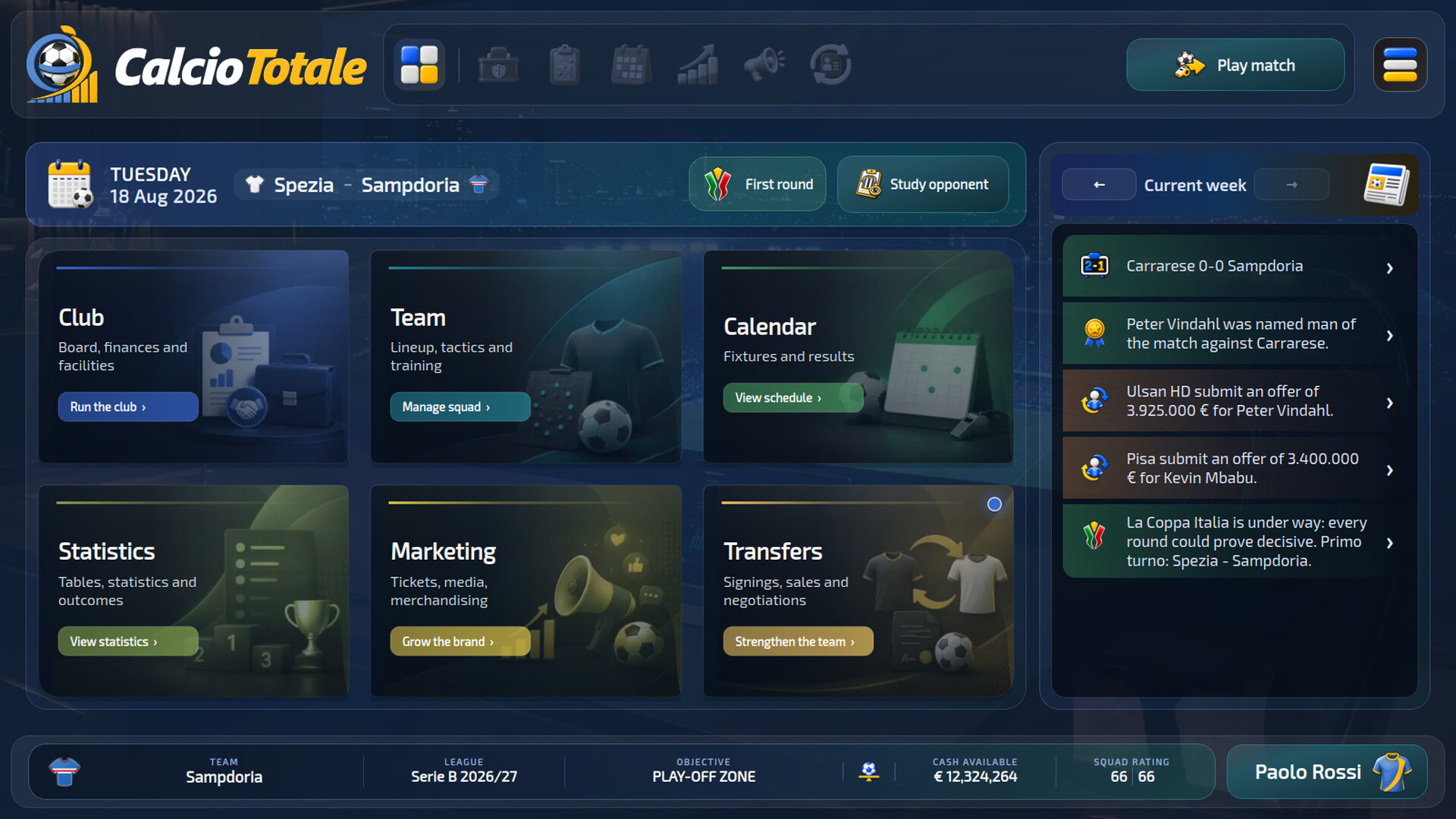 Calcio Totale trailer