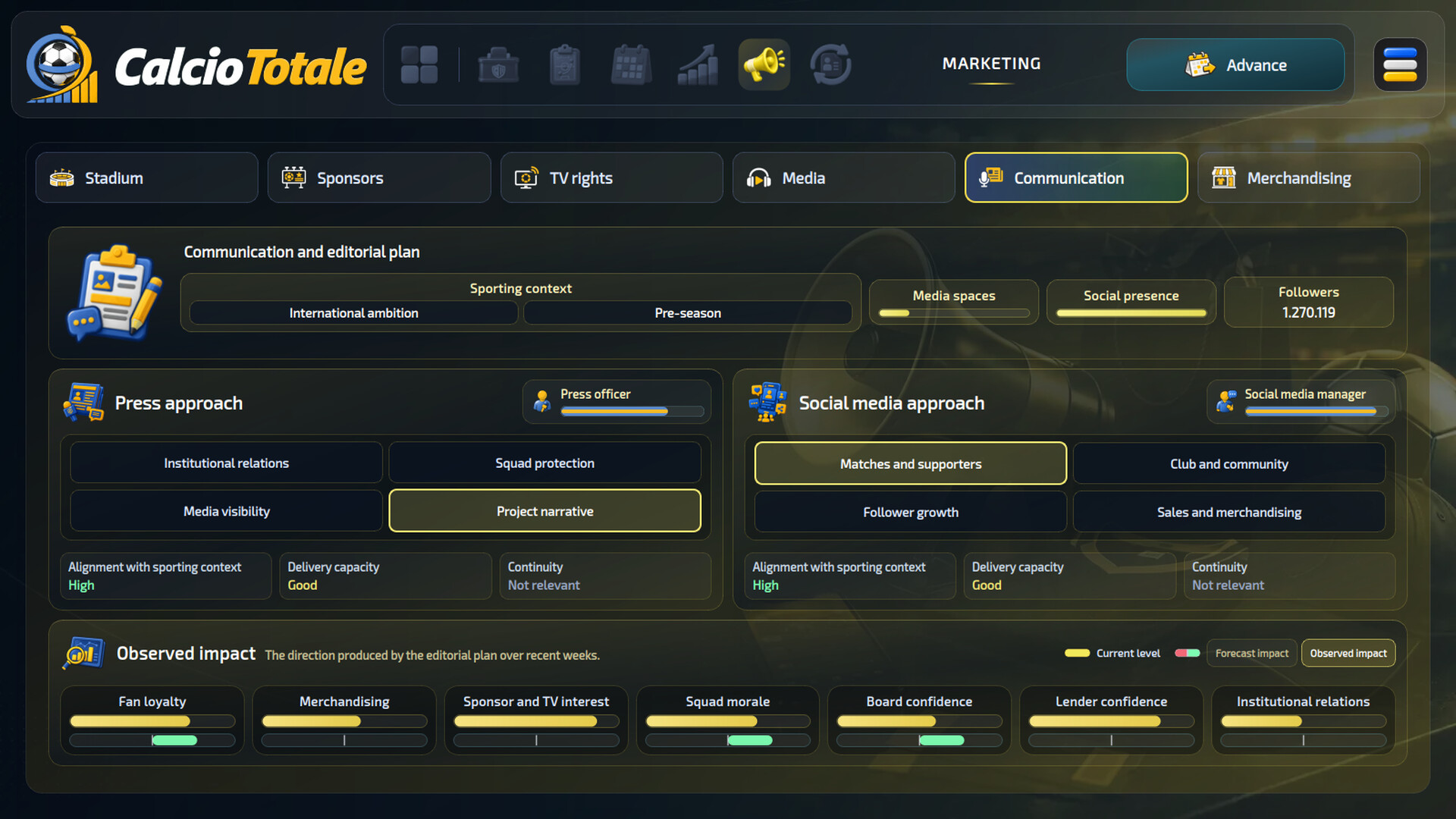 Calcio Totale screenshot 5