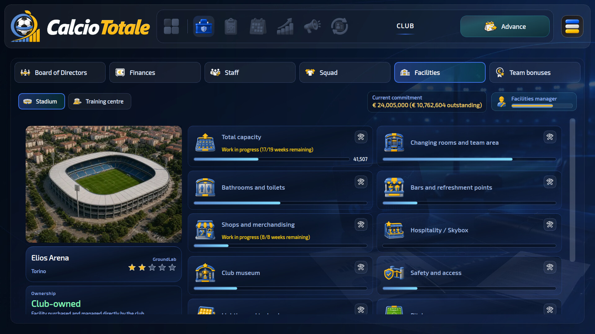 Calcio Totale screenshot 3