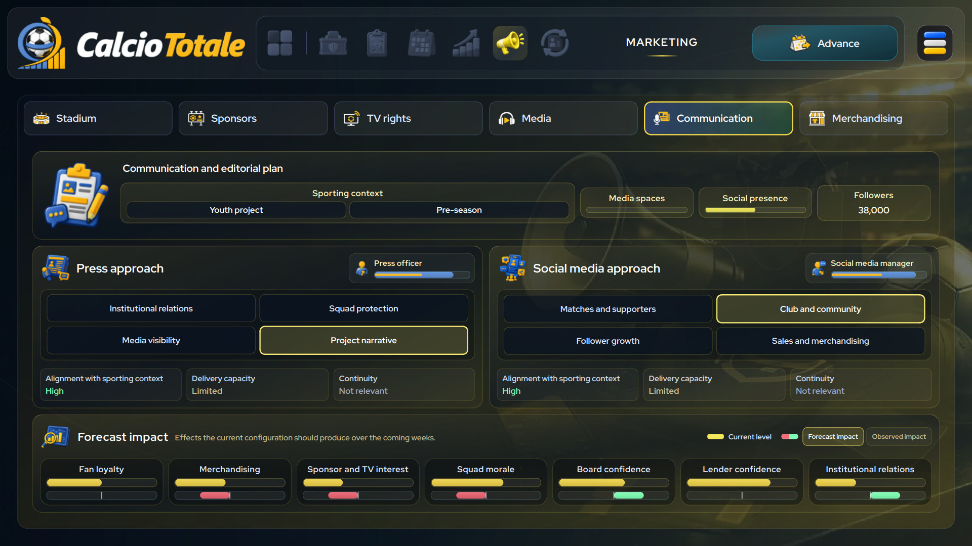 Calcio Totale screenshot 5