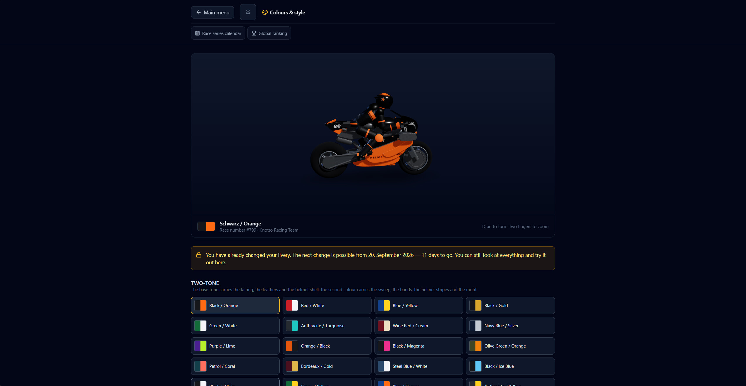 Moto Racing Manager screenshot 2