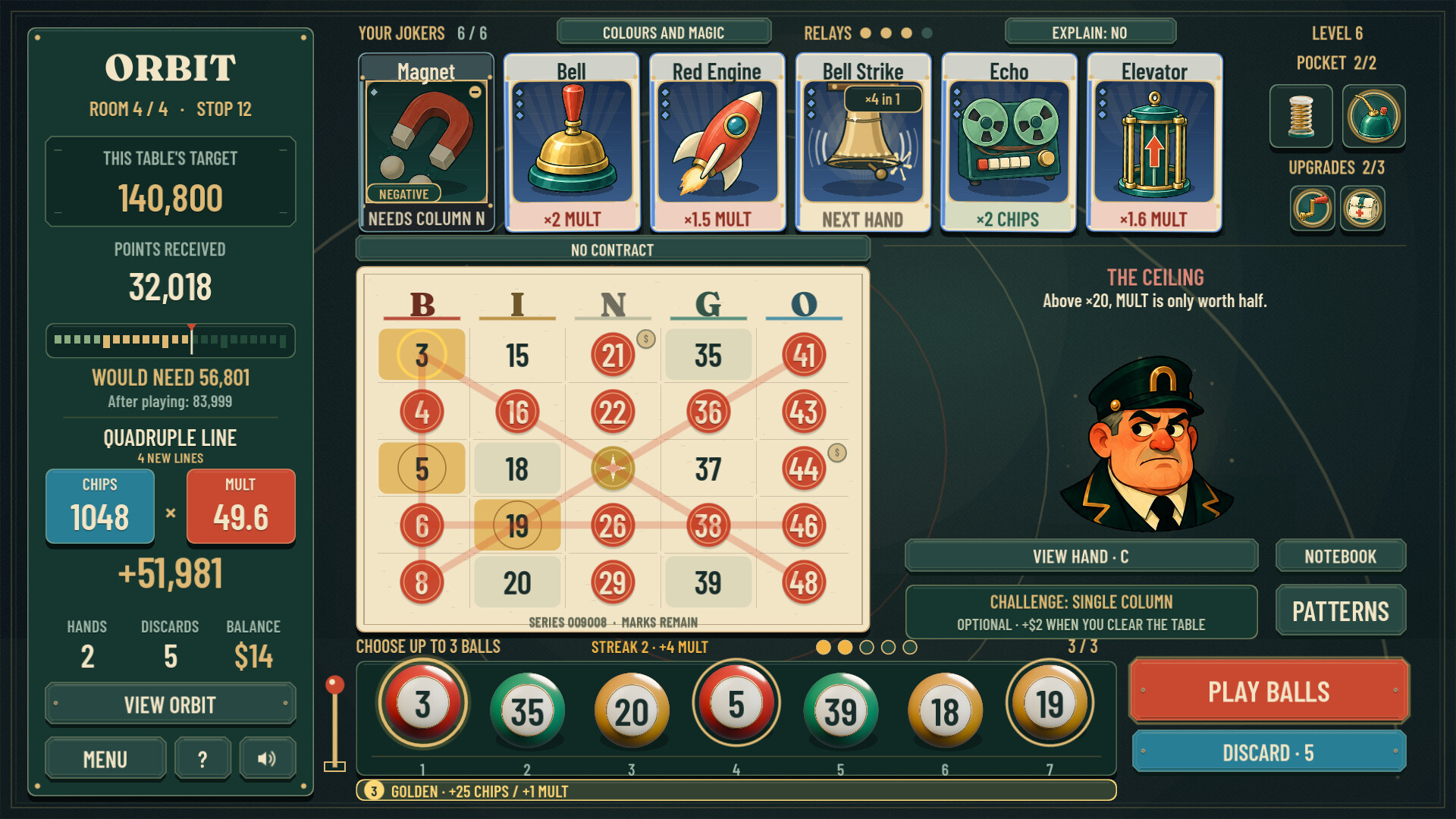 ORBIT: Bingo Roguelite screenshot 2