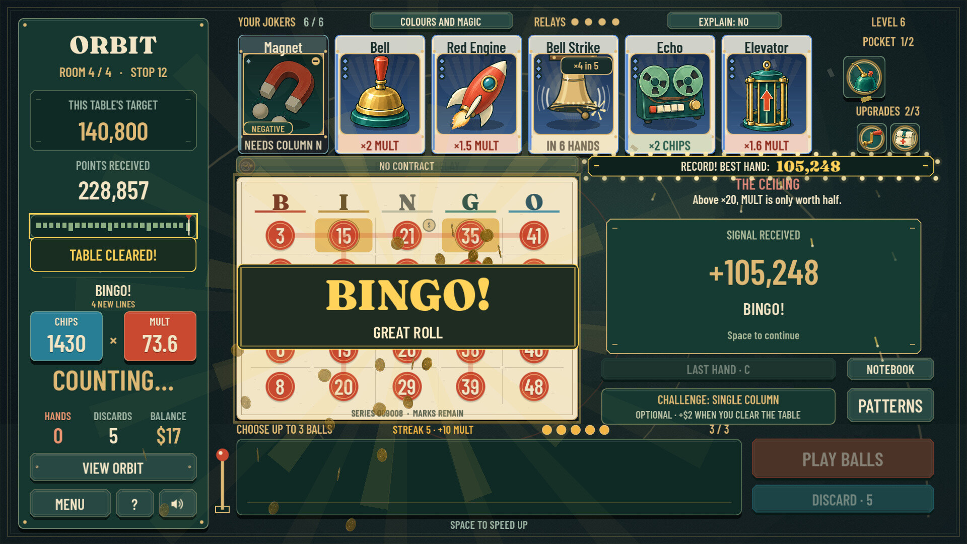 ORBIT: Bingo Roguelite trailer