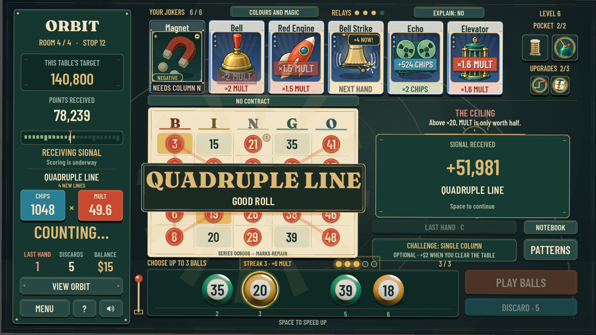 ORBIT: Bingo Roguelite screenshot 4